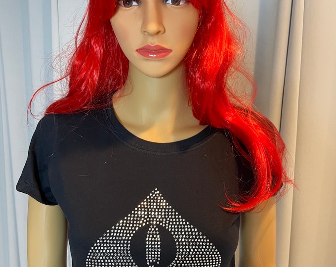 Featured listing image: QOS Spade Rhinestone T-shirt