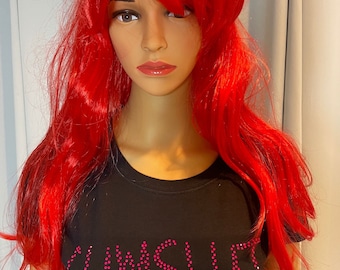 Cum Slut Rhinestone BLING T-shirt (see video)