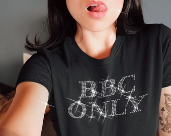 BBC ONLY Rhinestone  BLING T-shirt