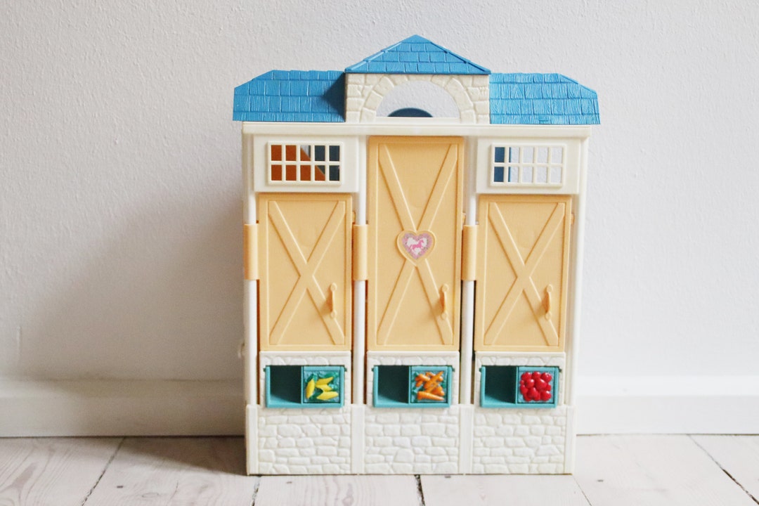 1998 Barbie Horse Riding Stable. 1990s Vintage Mattel Barbie Etsy