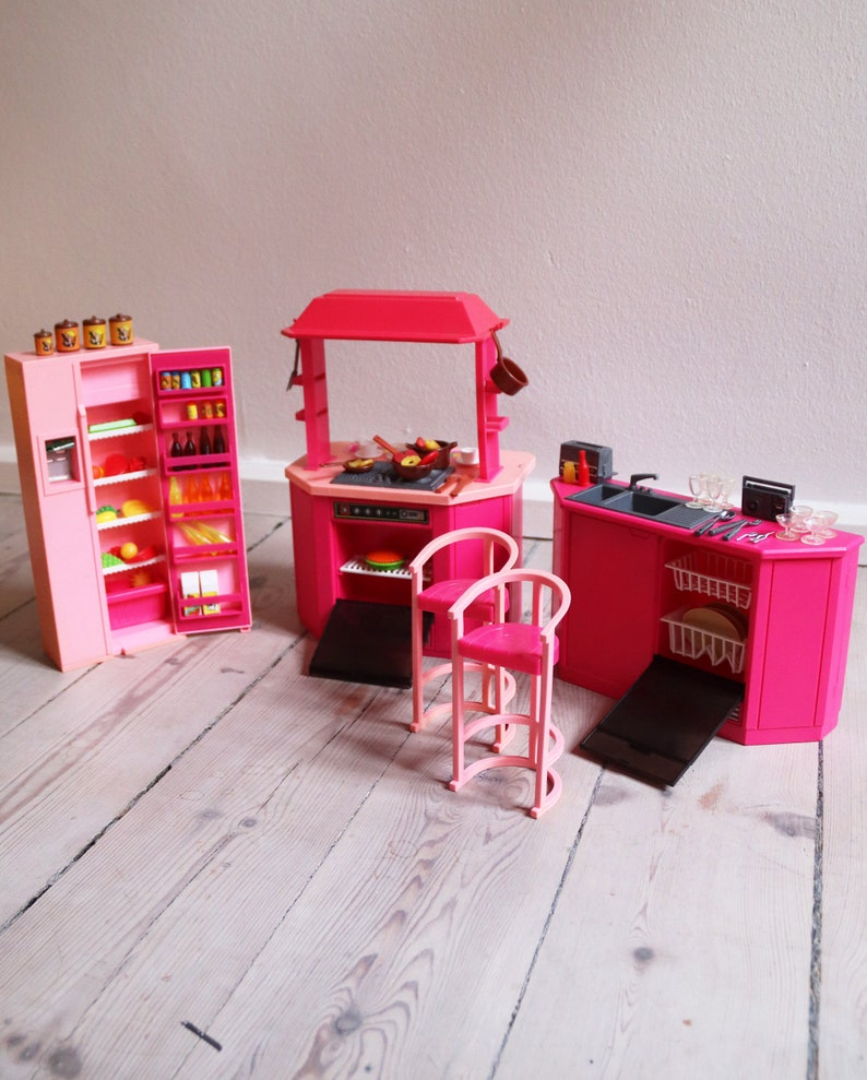 1986 Barbie Kitchen Playset. 1980s Vintage Barbie Kitchen Etsy