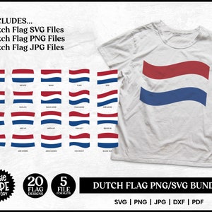 DUTCH FLAG PNG Bundle / Holland Flag SVGs