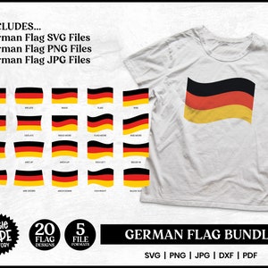 GERMANY FLAG SVG Bundle | German Flag PNGs