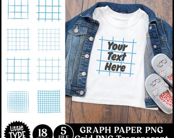 Millimeterpapier PNG & SVG: Gitter Hintergründe (Digitale Dateien)