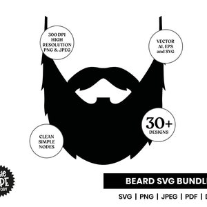 Bart SVG Bundle | Bart PNG Clipart Set