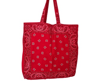 限定価格セール！ Bag, Tote Bandana Customizable Quilted Etsy - Version バッグ