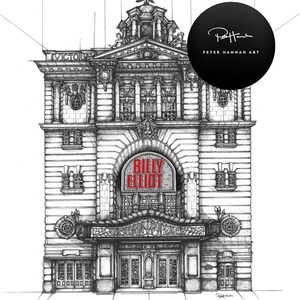 Hamilton -The Musical / Billy Elliot, Victoria Palace, West End de Londres, IMPRESIÓN ARTÍSTICA dibujada a mano. (30 cm x 40 cm, Matt Ultra 240 g/m²) (SIN MARCO) Billy Elliot