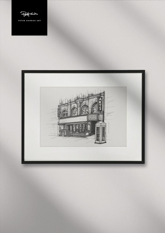 Six- The Musical, The Arts Theatre, London West End, Hand-drawn ART PRINT. (30cmx40cm, Matt Ultra 240gsm) (UNFRAMED)