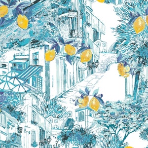 Kunstgalerie Stoffen Capri toile rayon