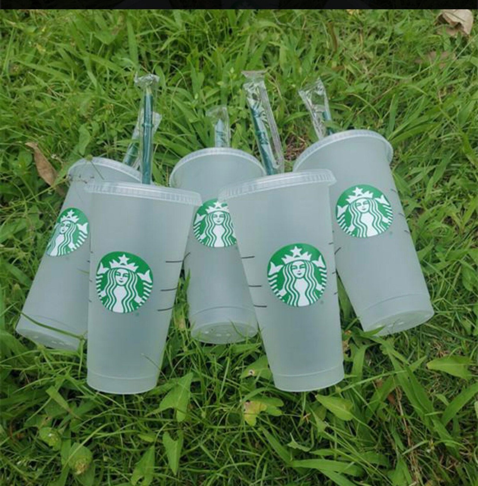 Starbucks Reusable Venti Cold Cup Tumbler UK With Lid & Straw Etsy