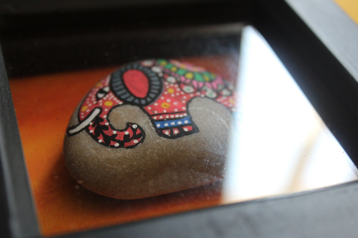 Ellie the Elephant Pebbleart Etsy