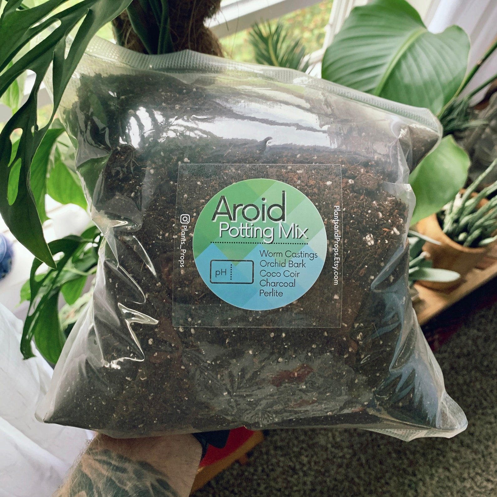 AROID POTTING MIX for Monsteras zz Plants Alocasias Etsy