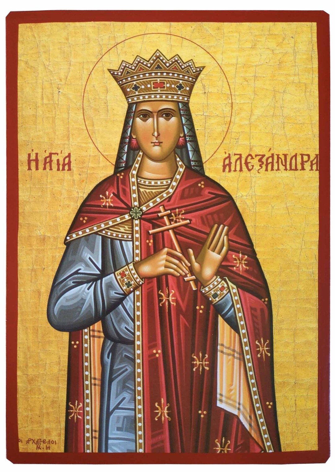 Saint Alexandra, Martyr, the Empress, Wife of Diocletian, Byzantine