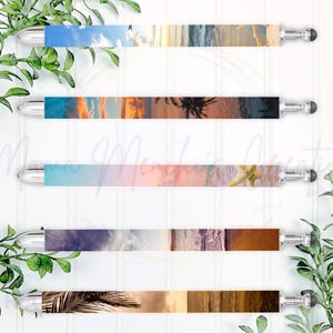 Beach Vibes Beach Vacation Pen Refillable Gel Pen