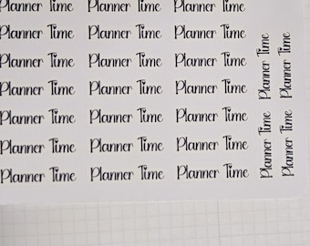 Planner Time Tracker Bujo Journal Planner Functional Sticker Sheet
