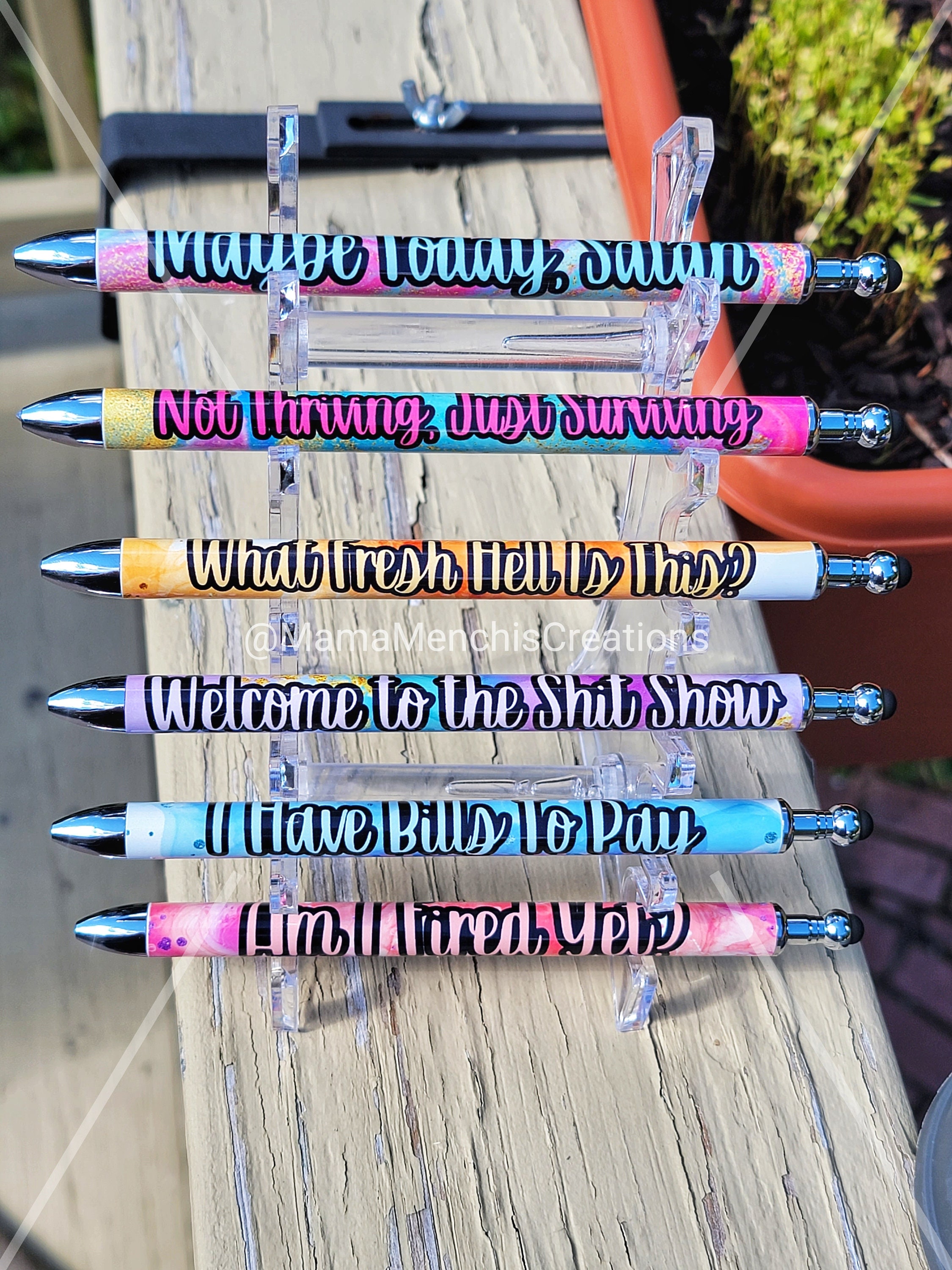 🌈Colored Funny Working Pen Set for Sarcastic Souls🤣