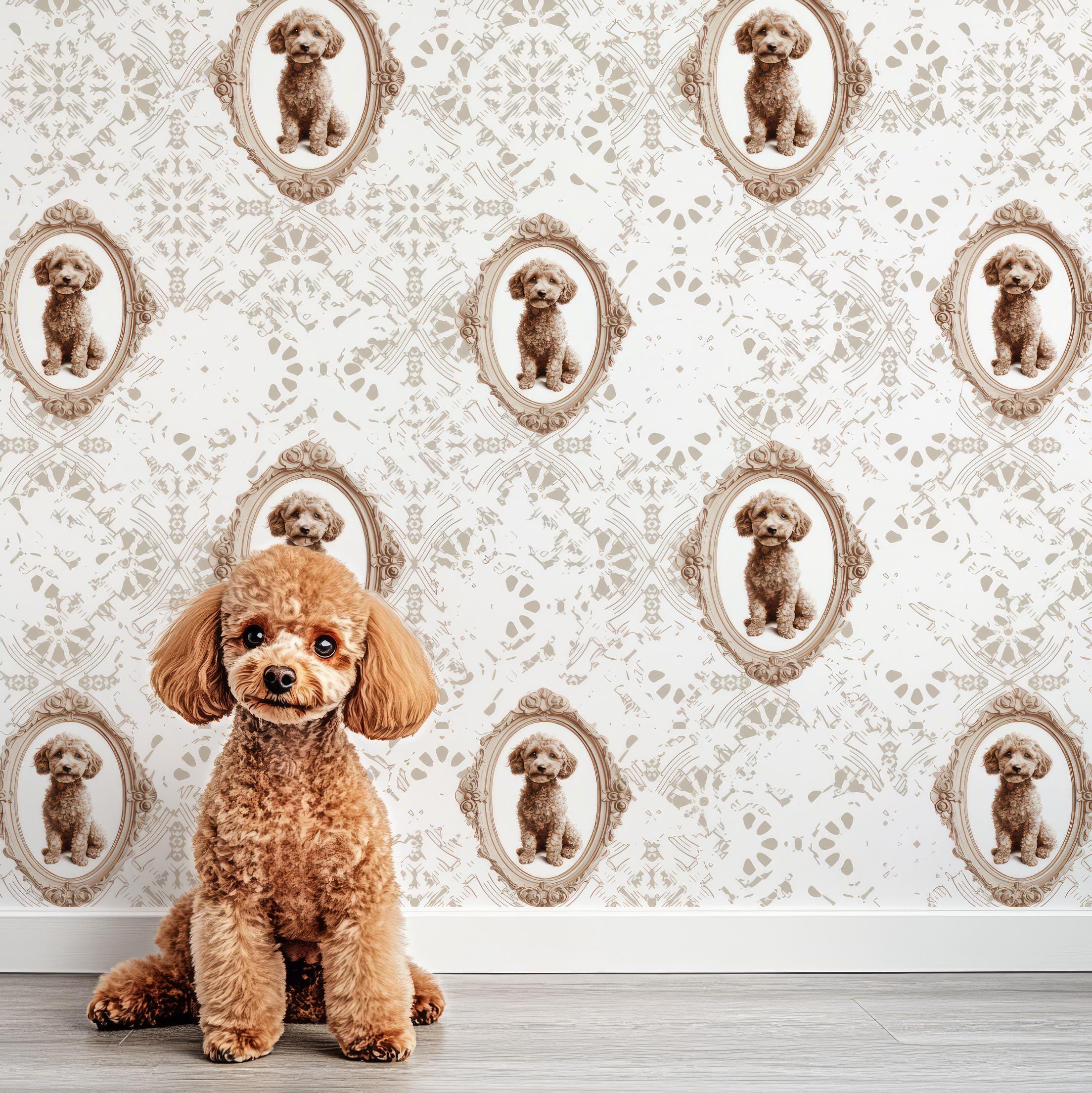 ◆Vintage 1950‘s Poodle wall hang✴︎壁掛けset Vintage Poodle Wall Hanging - Etsy