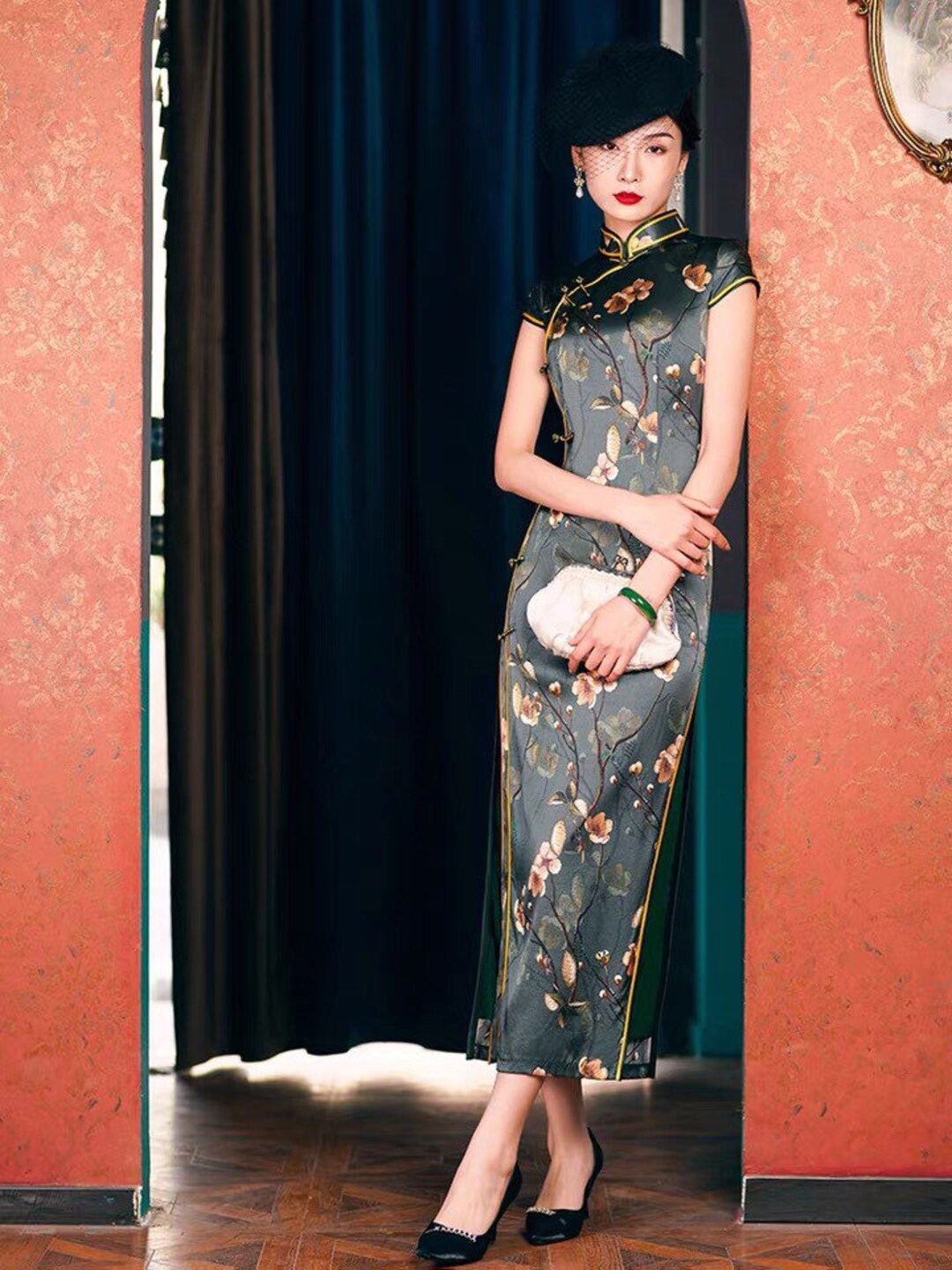 Modern Chinese Dress Mulberry Silk Cheongsam Silk Qipao - Etsy