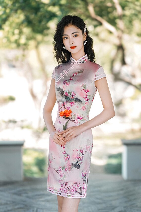 chinese dress pink