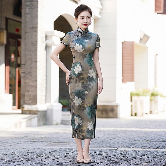 Chinese Dress Qipao for women Cheongsam performance Vestidos