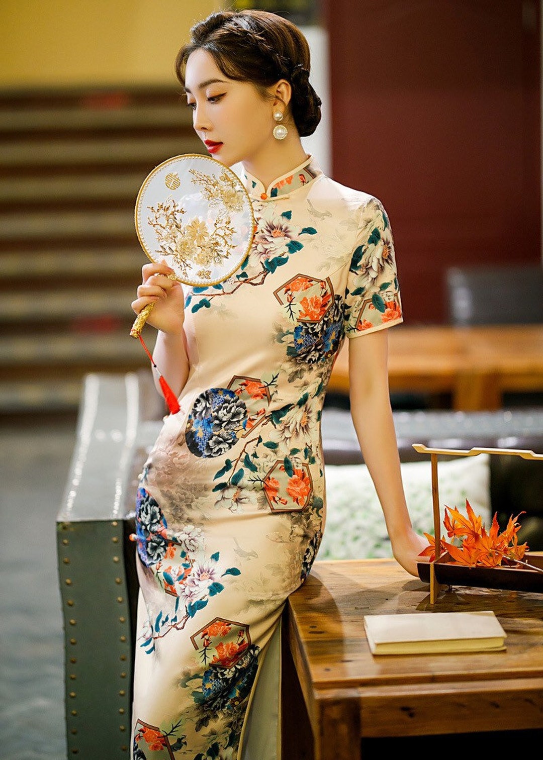Modern Chinese Qipao Cheongsam Dress Qipao Dress Evening Etsy