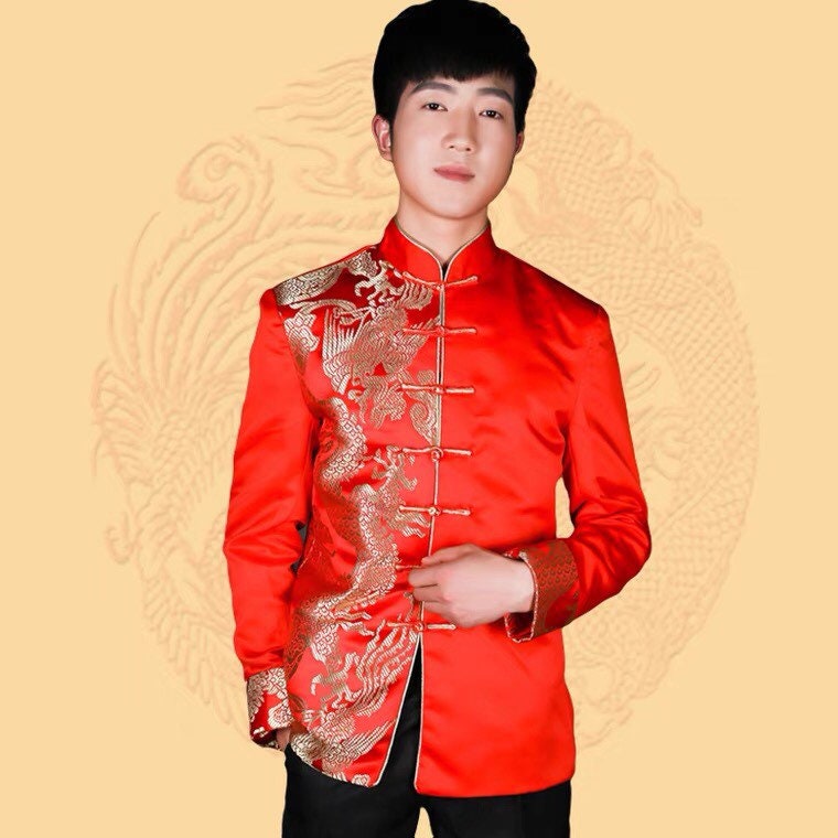 Mens Wedding Suit Chinese Wedding Suit Wedding Tang Jacket - Etsy