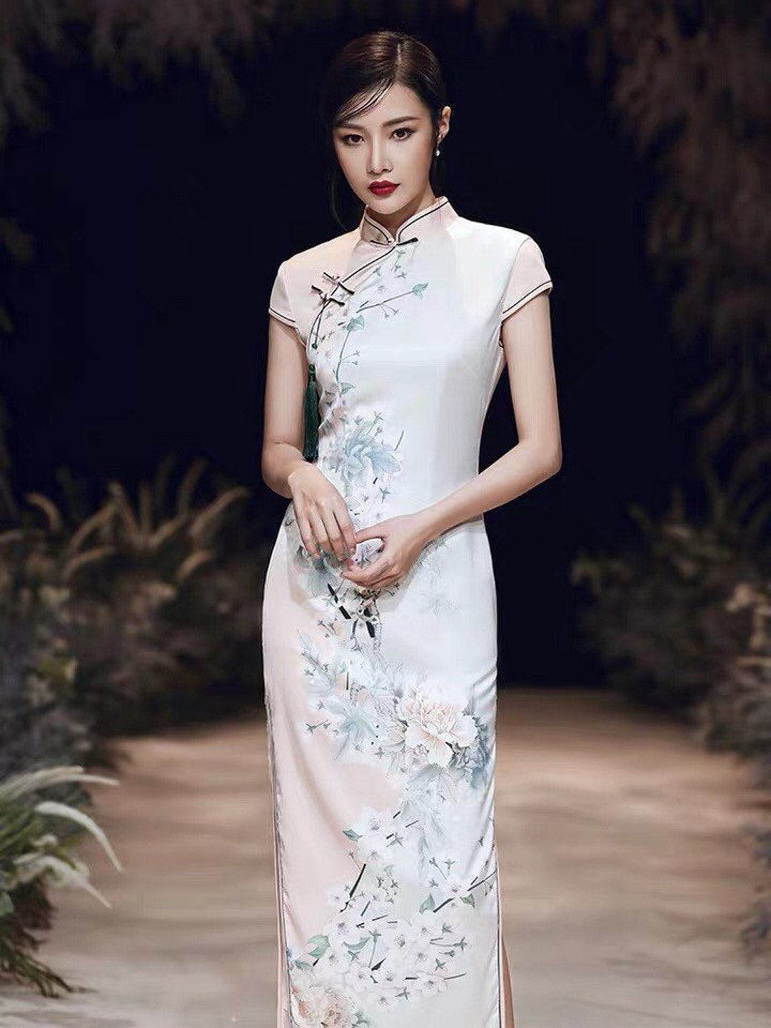 Chinese Cheongsam Dress Evening Dresses Ball Gowns Long - Etsy