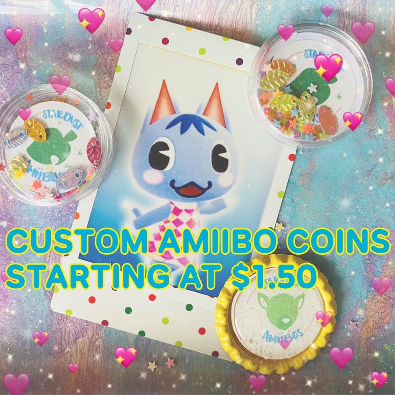 | NFC Cards Pogs Tags Chips Pucks CUSTOM Animal Crossing New Horizons Amiibo Coin Any VILLAGER