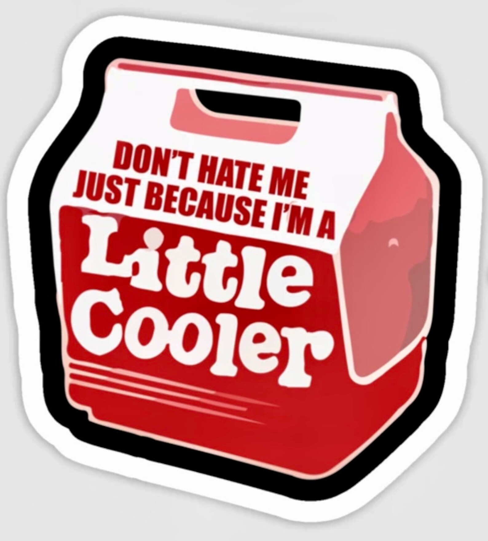 DoLife Attached Made In USA Little Cooler Hook And Loop Patch, Funny Meme Embroidered Patches, Tactical Military Morale Patch Hook Fastener Backing, Cute Accessories For Backpacks - Locally Owned