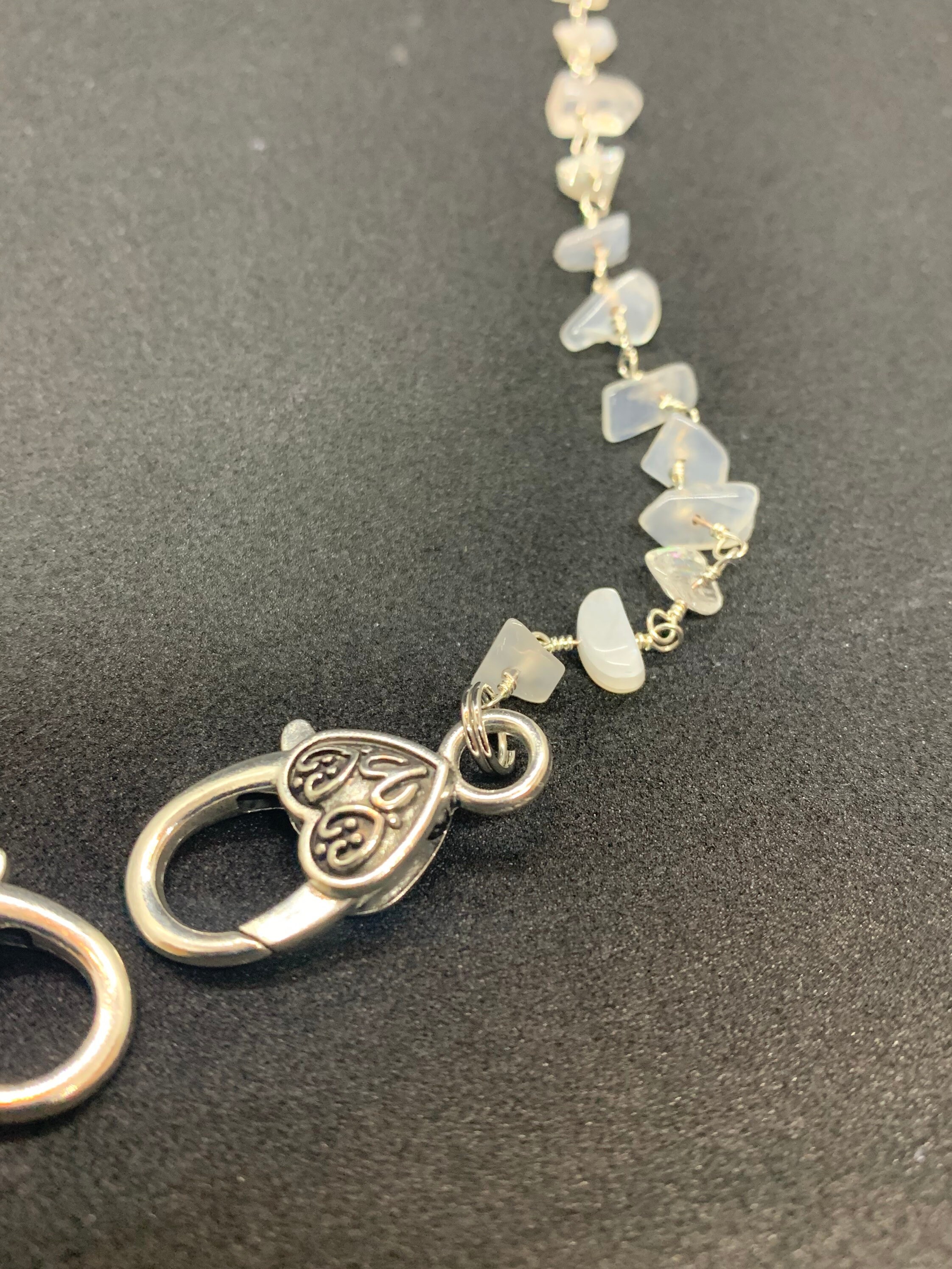 Raw Moonstone Face Mask Bling face Mask Holder Etsy UK