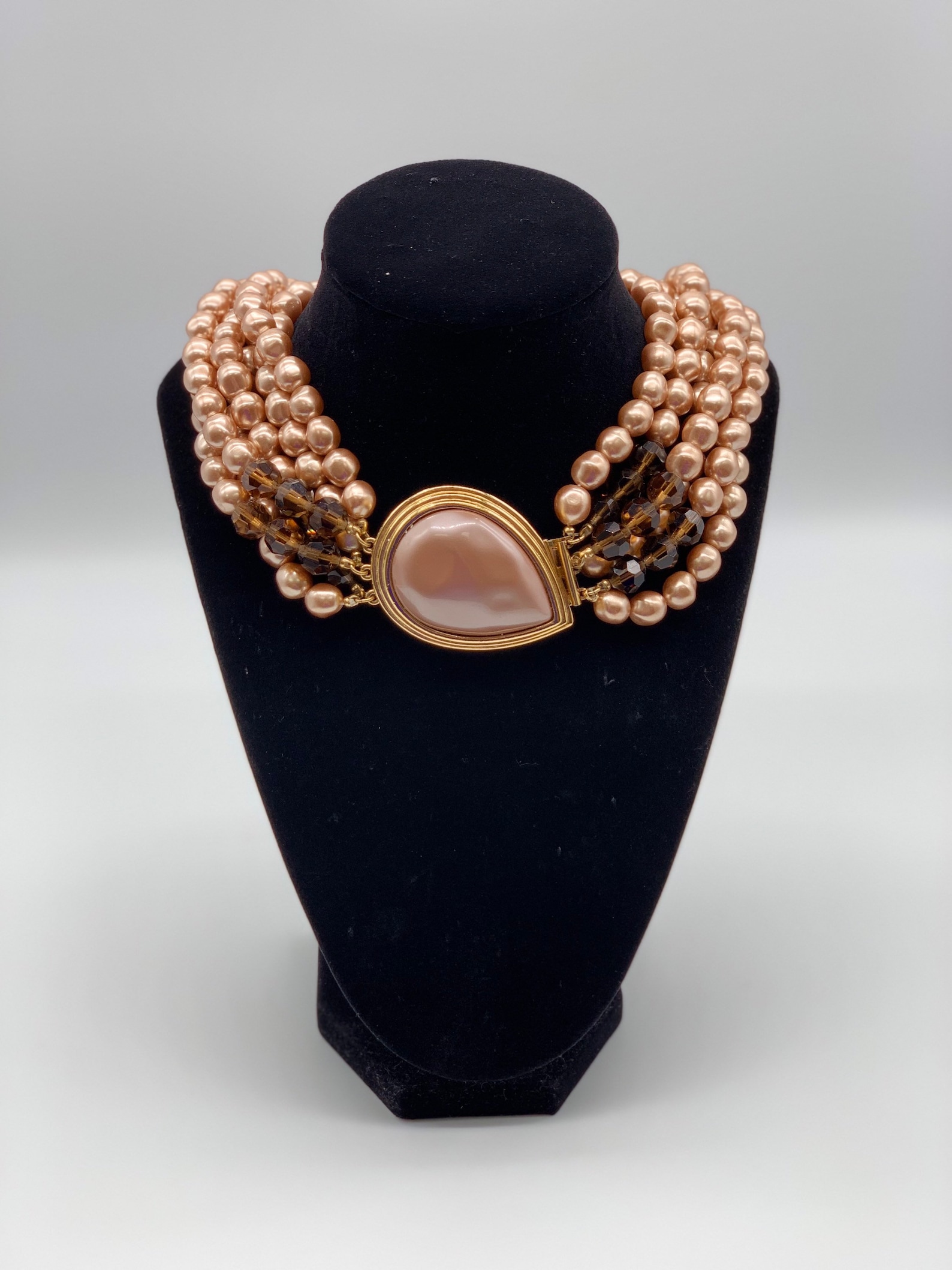 Vintage YSL Yves Saint Laurent Faux Pearl Necklace Etsy