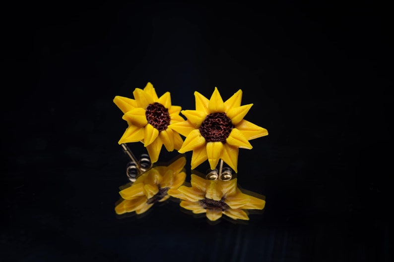 Sunflower Earrings