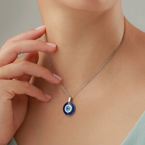 Custom Evil Eye Necklace, Name Necklace, Evil Eye Jewelry Gift,  Summer Gift Jewelry for Women, Bridesmaid gifts, Personalized Gifts