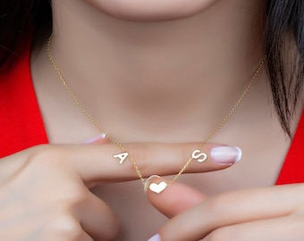 Personalized Initial Necklace, Letter Necklace, Custom Necklace, GF gifts,  Gifts For Her,  Minimalist Jewelry, Christmas Gift