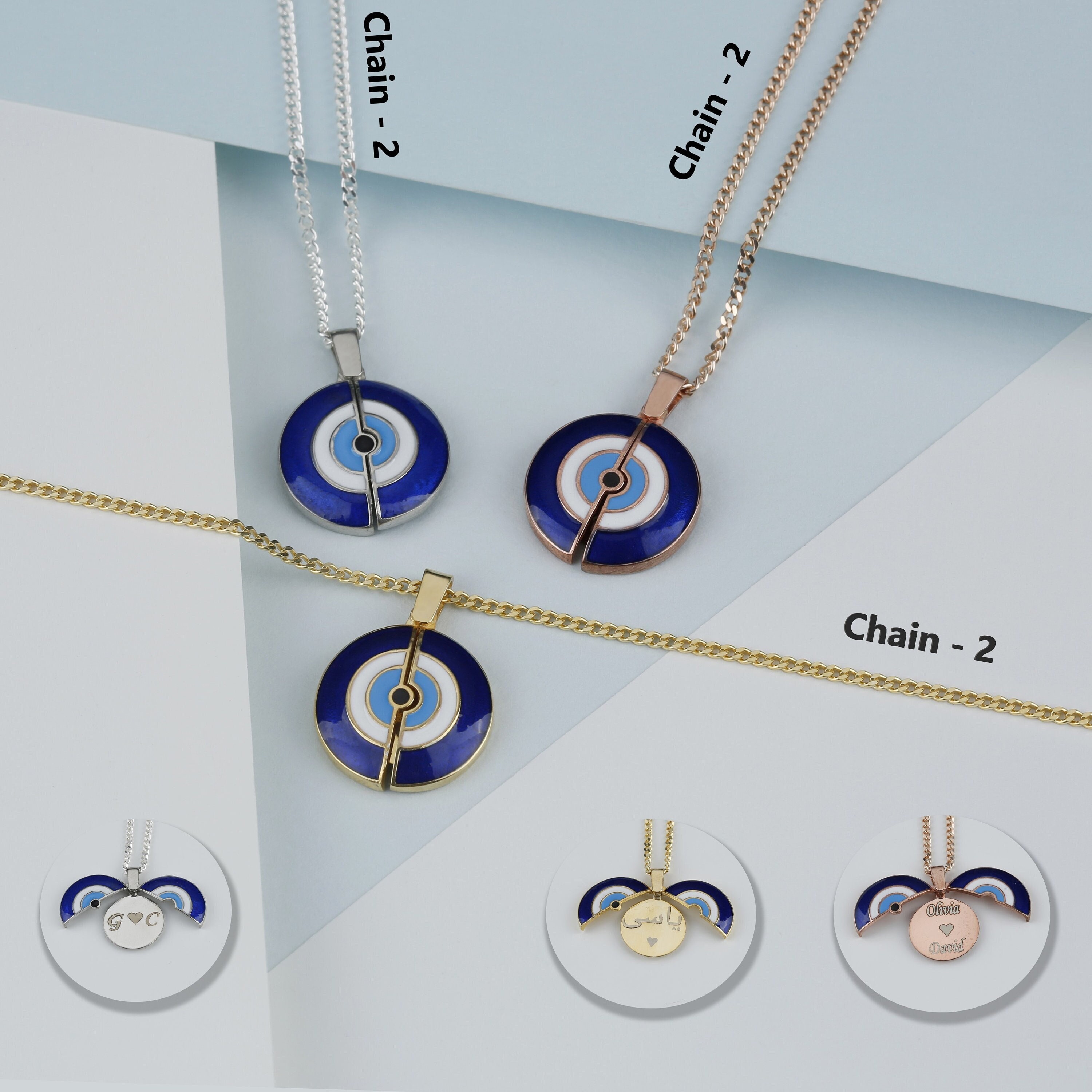 Arabic Name Necklace Custom Arabic 