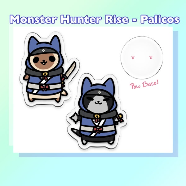 Chibi Palico Acrylic Standee Monster Hunter Rise