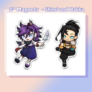 Acrylic Magnets - Josuiji Shinri and Banzoin Hakka
