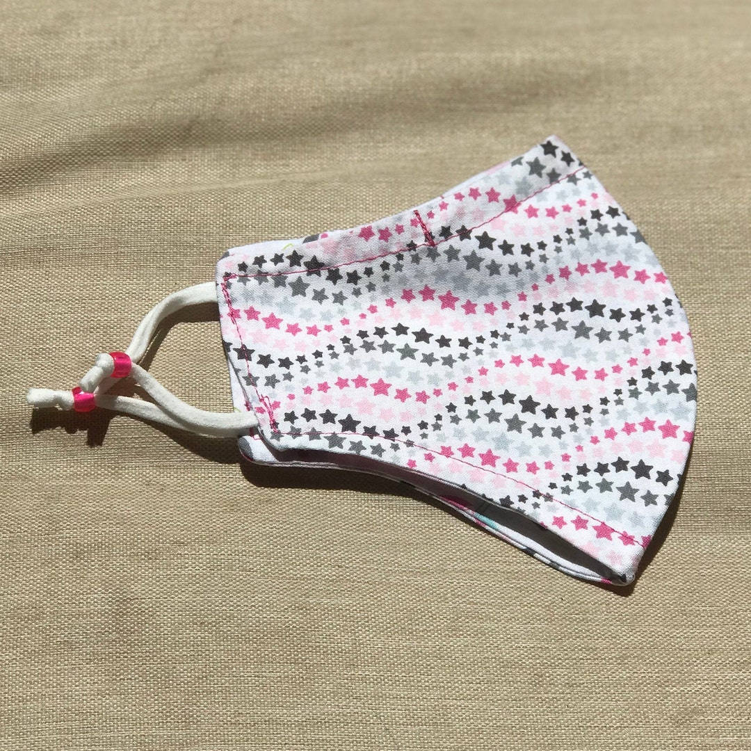 Pink Star Face Mask - Etsy
