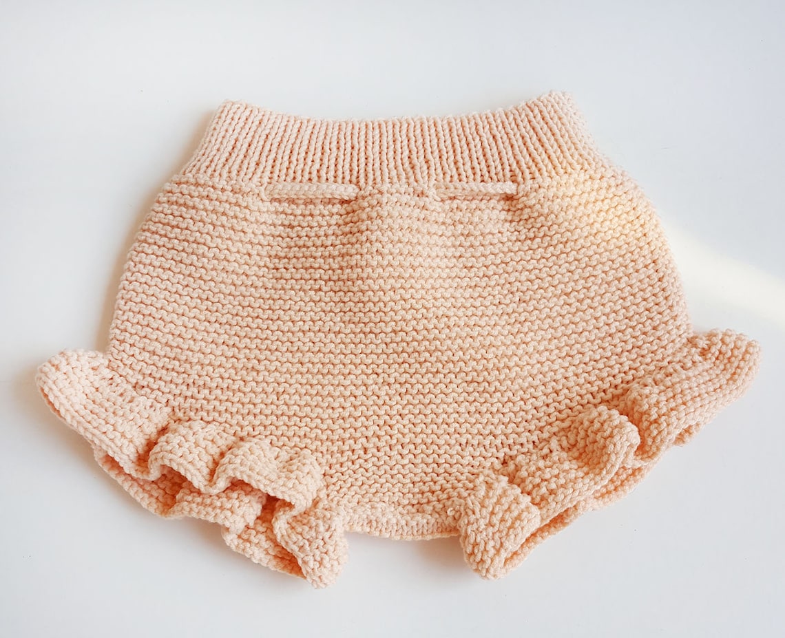 Baby girl outfit High Waisted shorts for baby Baby knit Etsy
