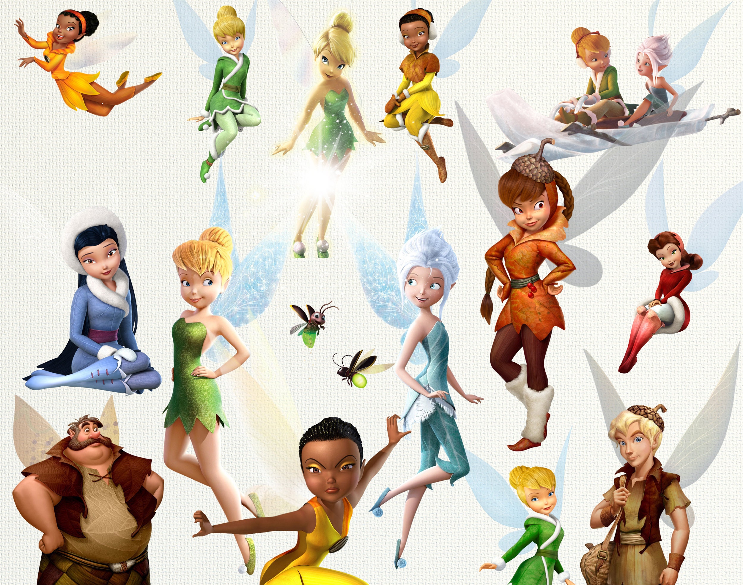 FAIRIES TINKERBELL Clipart Disney Fairies Png Tinkerbell Etsy
