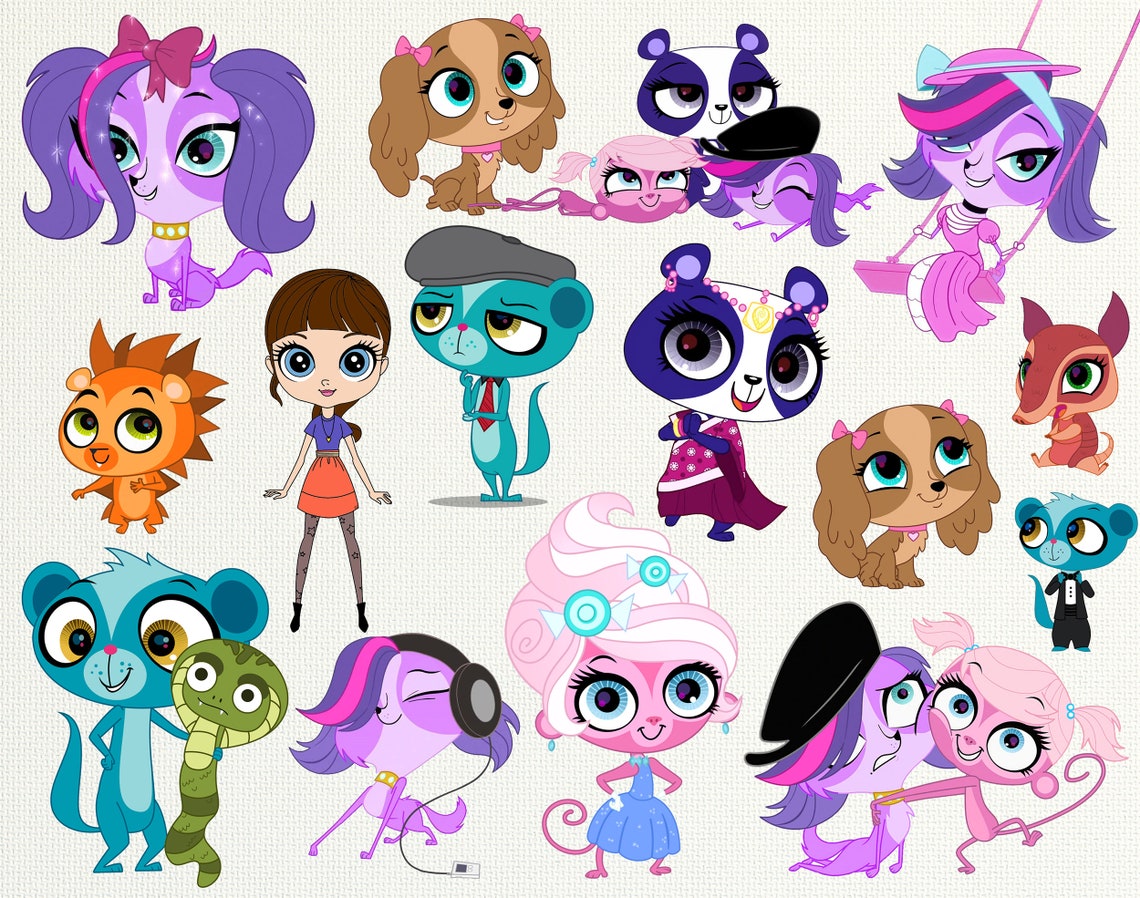 Littlest Pet Shop clipartlittlest pet shop imageslittlest | Etsy