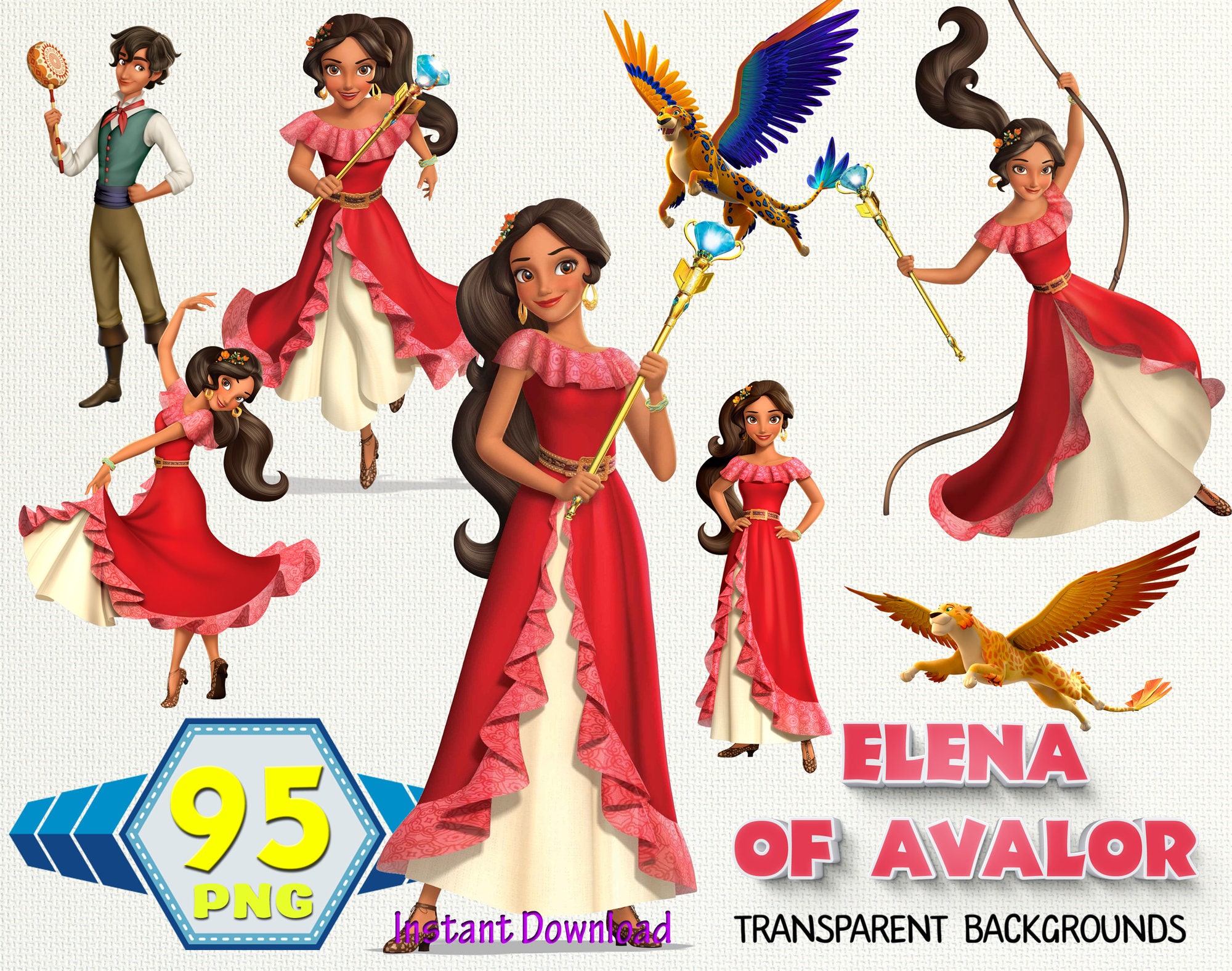 ELENA OF AVALOR clipart elena of avalor png elena of avalor | Etsy