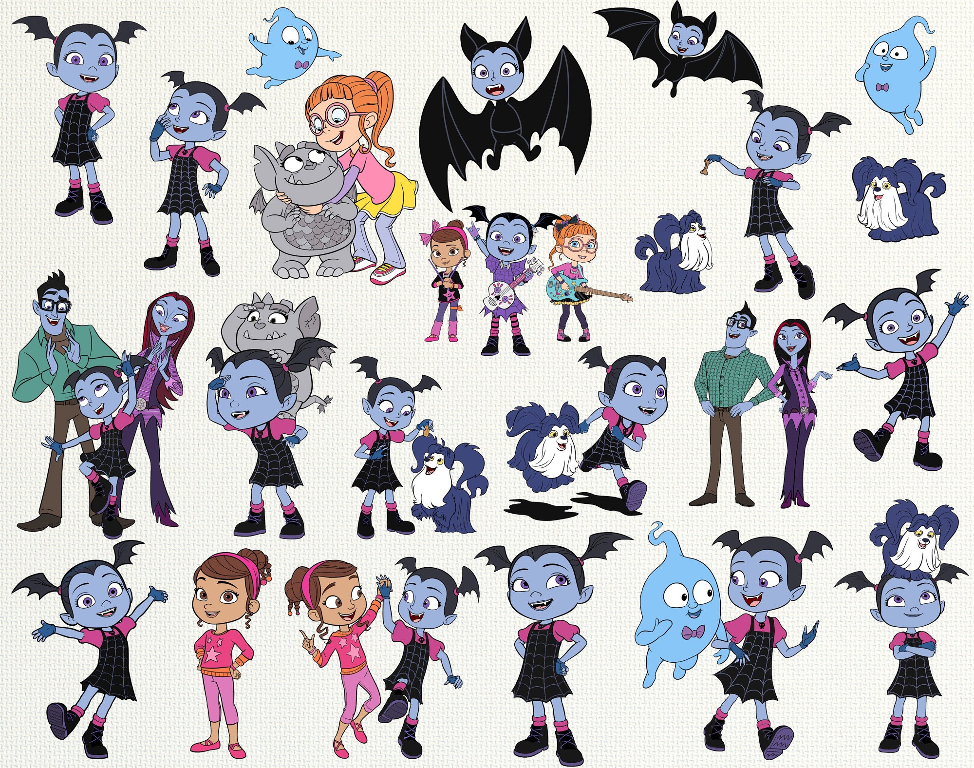 VAMPIRINA clipart Vampirina imagesvampirina pngvampirina | Etsy