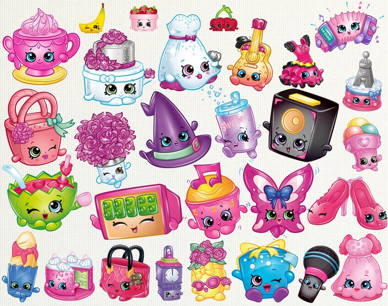 SHOPKINS clipart shopkins images shopkins pngshopkins | Etsy