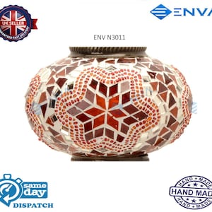 Turkish Moroccan Mosaic Glass Replacement for Table Floor Hanging Ceiling Lamp