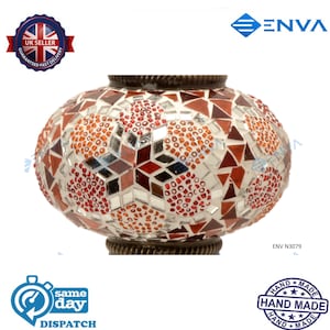 Turkish Moroccan Mosaic Glass Replacement for Table Floor Hanging Ceiling Lamp