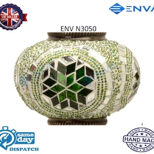 Turkish Moroccan Mosaic Glass Replacement for Table Floor Hanging Ceiling Lamp