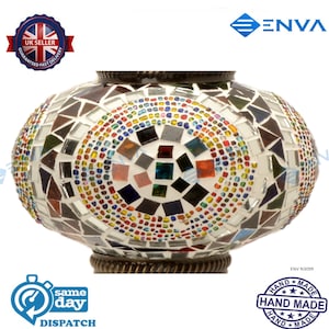 Turkish Moroccan Mosaic Glass Replacement for Table Floor Hanging Ceiling Lamp
