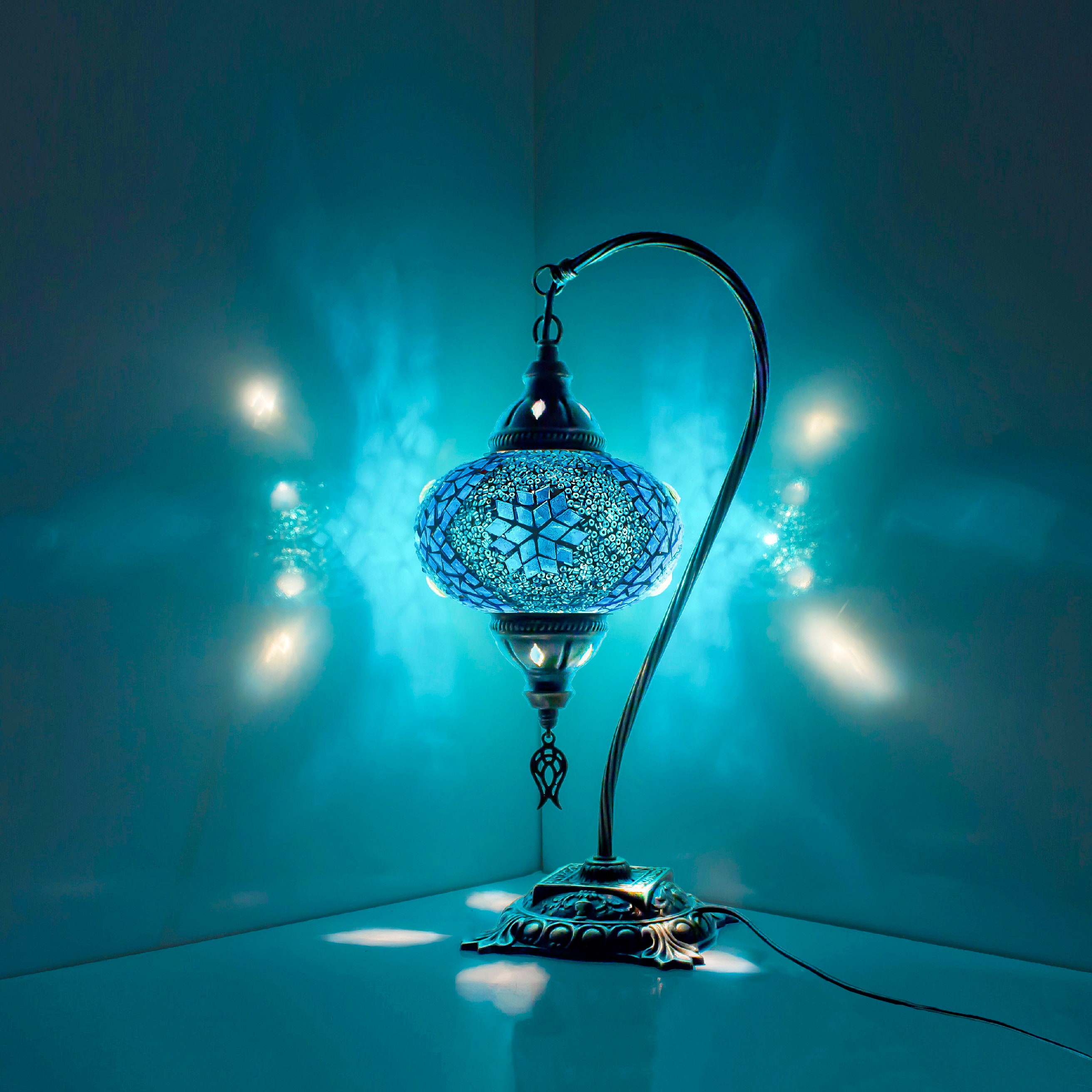 Turkish mosaic lamp - Etsy 日本
