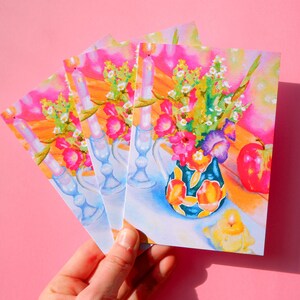 CARTÕES DE FELICITAÇÕES - Pacote de 3 - Suculenta da montanha A6 - Pintura em aquarela - Aniversário, Celebração, Flor, Cacto, Cartões de nota